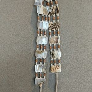 Buffalo Brand Shell & Bead Belt